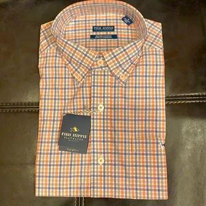 Fish Hippie long sleeve performance button down dress shirt